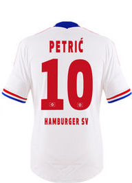 2011-12 Hamburg Adidas Home Shirt (Petric 10)