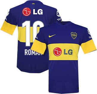 2011-12 Boca Juniors Nike Home Shirt (Roman 10)