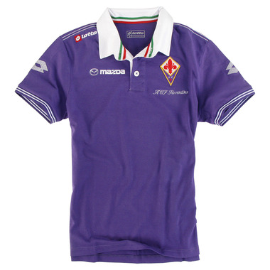 2011-12 Fiorentina Lotto Polo Shirt (Purple)