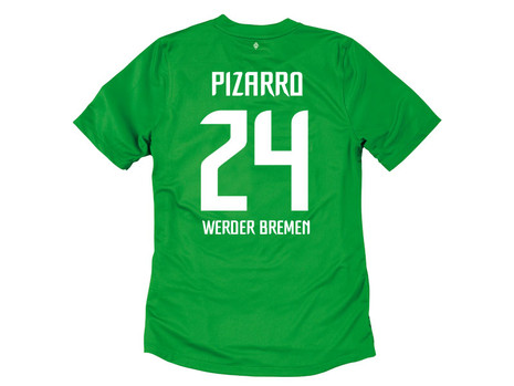 2011-12 Werder Bremen Nike Home Shirt (Pizarro 24)