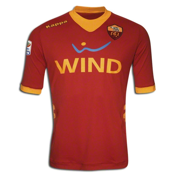 2011-12 AS Roma Kappa Home Football Shirt (Kids)