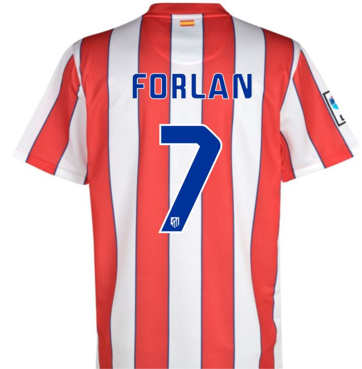 2011-12 Athletico Madrid Home Shirt (Forlan 7)