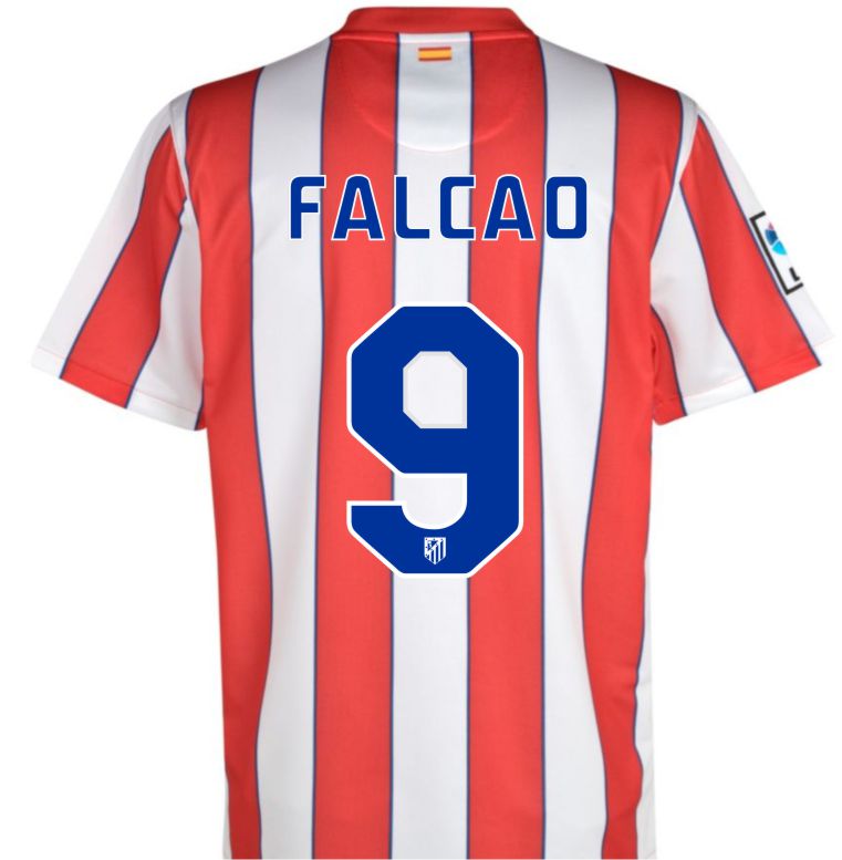 2011-12 Athletico Madrid Home Shirt (Falcao 9)