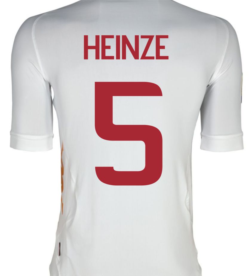 2011-12 Roma Kappa Away Shirt (Heinze 5)