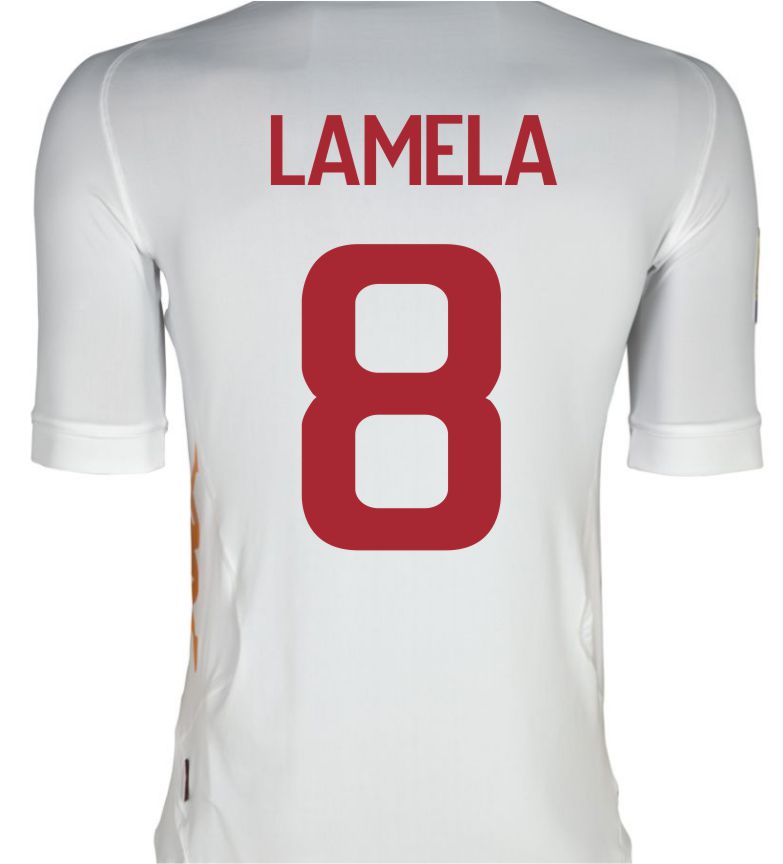 2011-12 Roma Kappa Away Shirt (Lamela 8)