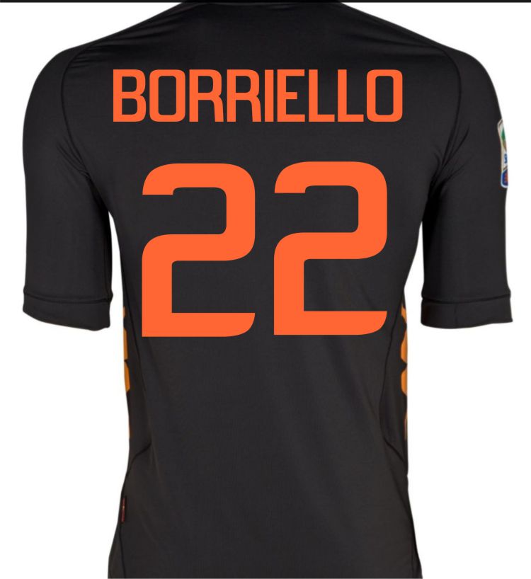 2011-12 Roma Kappa 3rd Shirt (Borriello 22)