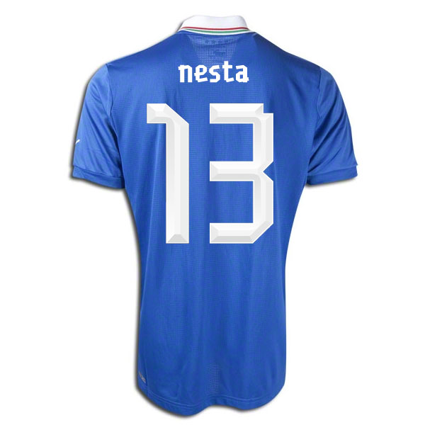 2012-13 Italy Home Shirt (Nesta 13)