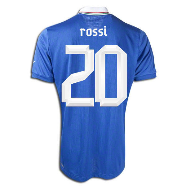 2012-13 Italy Home Shirt (Rossi 20)