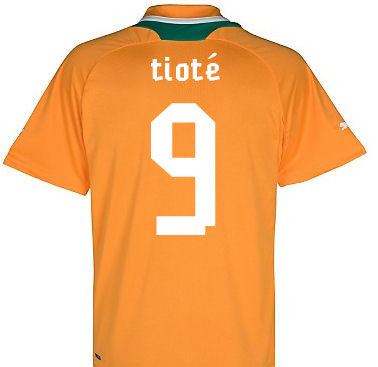 2012-13 Ivory Coast Home Shirt (Tiote 9)