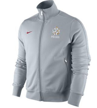 2012-13 Poland Nike Authentic N98 Jacket (Grey)