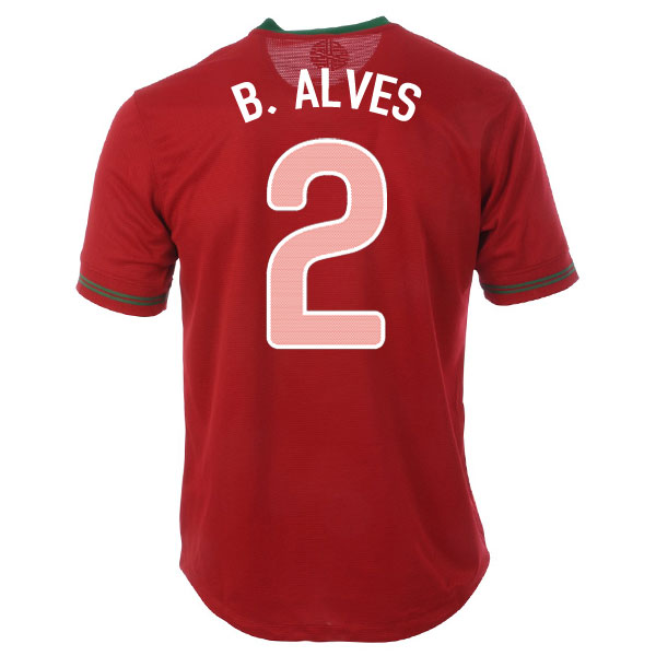 2012-13 Portugal Home Shirt (B.Alves 2)