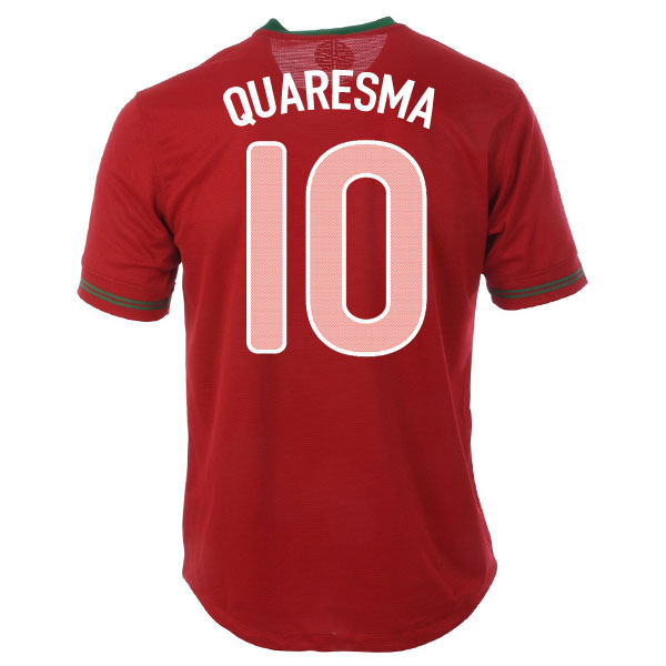 2012-13 Portugal Home Shirt (Quaresma 10)