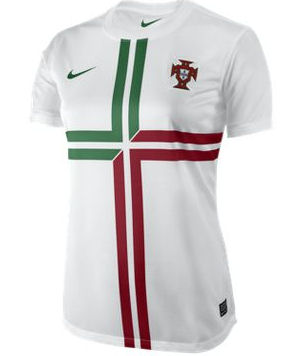 2012-13 Portugal Euro 2012 Away Ladies Shirt