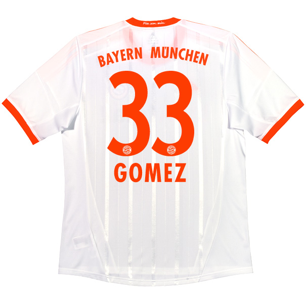 2012-13 Bayern Munich Away Shirt (Gomez 33)