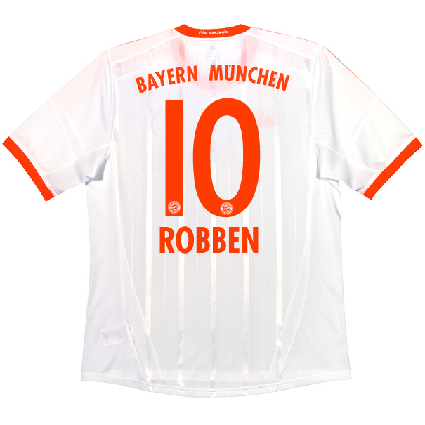 2012-13 Bayern Munich Away Shirt (Robben 10)
