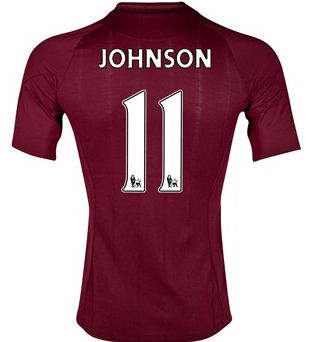 2012-13 Man City Umbro Away Shirt (Johnson 11)