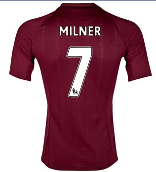 2012-13 Man City Umbro Away Shirt (Milner 7)