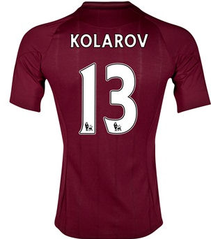 2012-13 Man City Umbro Away Shirt (Kolarov 13)