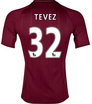 2012-13 Man City Umbro Away Shirt (Tevez 32)