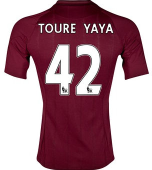 2012-13 Man City Umbro Away Shirt (Toure Yaya 42)