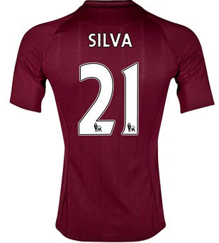2012-13 Man City Umbro Away Shirt (David Silva 21)