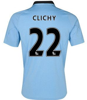 2012-13 Man City Umbro Home Shirt (Clichy 22)