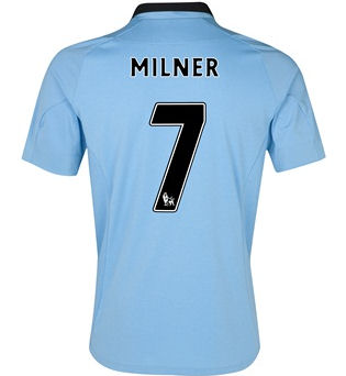 2012-13 Man City Umbro Home Shirt (Milner 7)