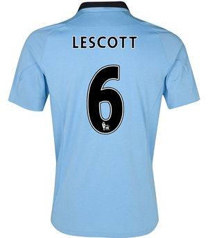 2012-13 Man City Umbro Home Shirt (Lescott 6)