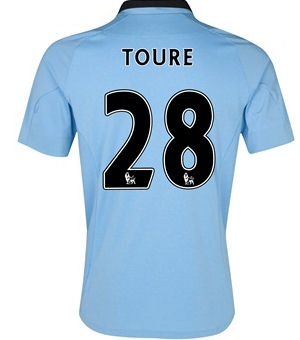 2012-13 Man City Umbro Home Shirt (Toure 28)