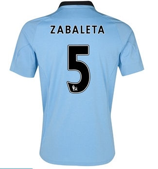 2012-13 Man City Umbro Home Shirt (Zabaleta 5)