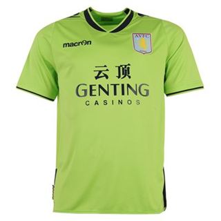2012-13 Aston Villa Macron Away Football Shirt