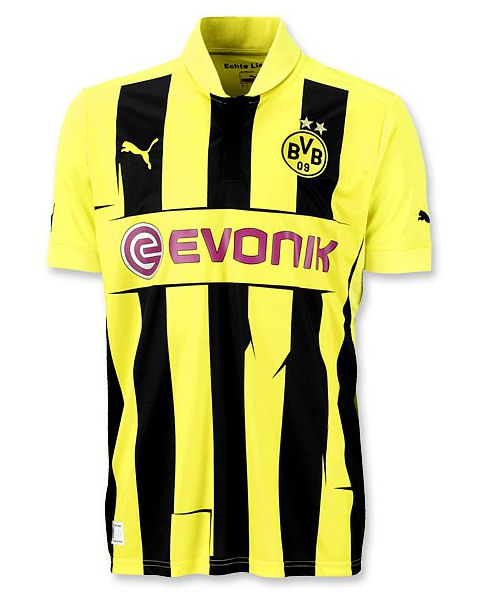 2012-13 Borussia Dortmund Puma UCL Home Shirt