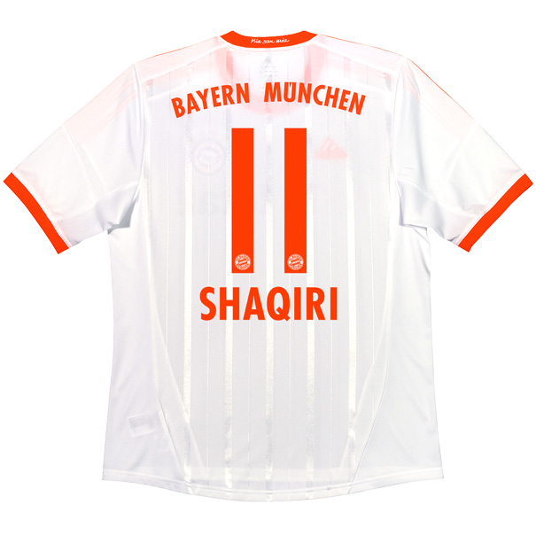 2012-13 Bayern Munich Away Shirt (Shaqiri 11)