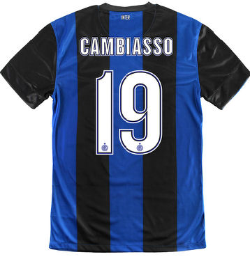 2012-13 Inter Milan Nike Home Shirt (Cambiasso 19) - Kids