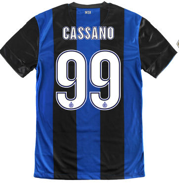 2012-13 Inter Milan Nike Home Shirt (Cassano 99)