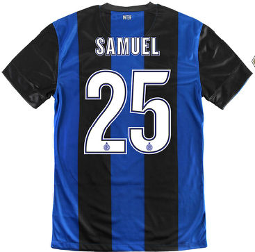 2012-13 Inter Milan Nike Home Shirt (Samuel 25)