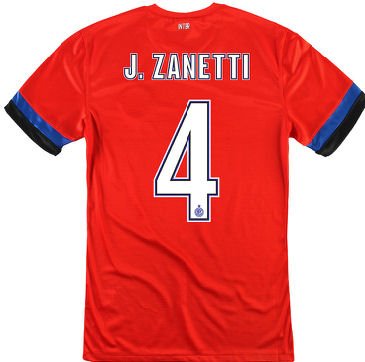 2012-13 Inter Milan Nike Away Shirt (J.Zanetti 4)
