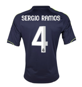 2012-13 Real Madrid Away Shirt (Sergio Ramos 4)