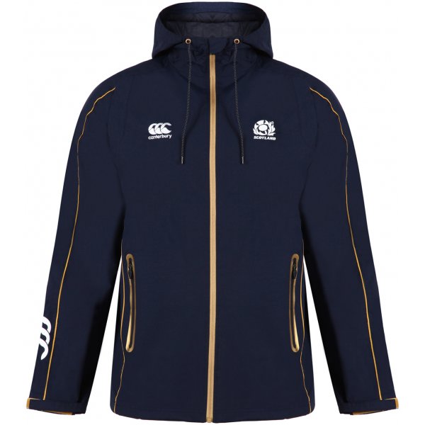 2012-13 Scotland Full Zip Rainjacket (Navy)