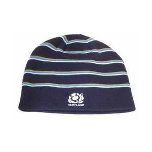 2012-13 Scotland Acrylic Striped Beanie (Navy)