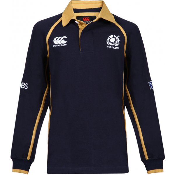 2012-13 Scotland Classic Home LS Rugby Shirt