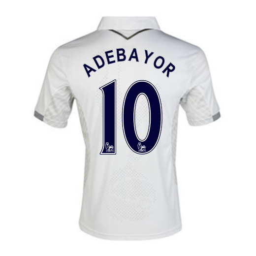 2012-13 Tottenham Home Shirt (Adebayor 8)