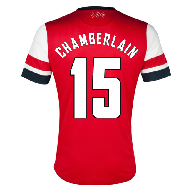 2012-13 Arsenal UCL Home Shirt (Chamberlain 15)