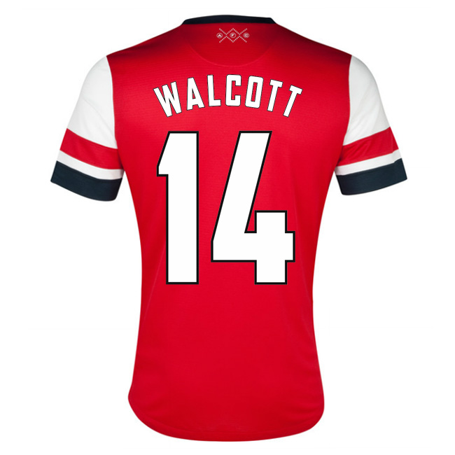 2012-13 Arsenal UCL Home Shirt (Walcott 14)