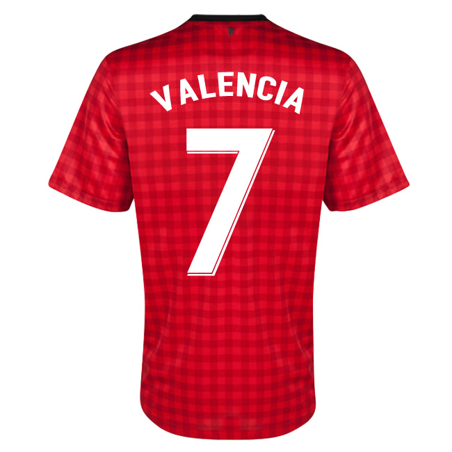 2012-13 Man Utd UCL Home Shirt (Valencia 7)