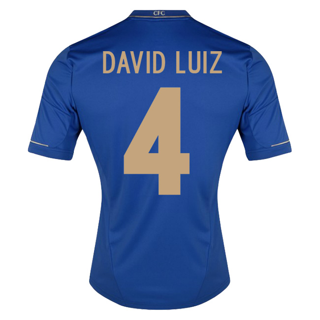 2012-13 Chelsea UCL Home Shirt (David Luiz 4)