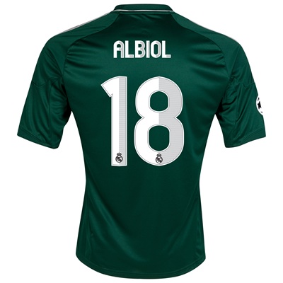 2012-13 Real Madrid UCL 3rd Shirt (Albiol 18)