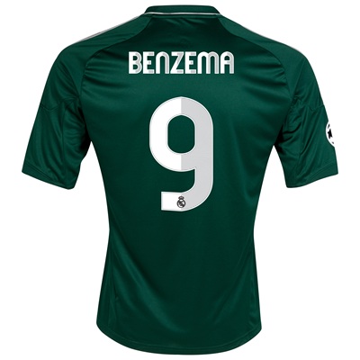 2012-13 Real Madrid UCL 3rd Shirt (Benzema 9)