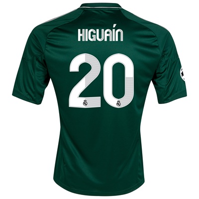 2012-13 Real Madrid UCL 3rd Shirt (Higuain 20)
