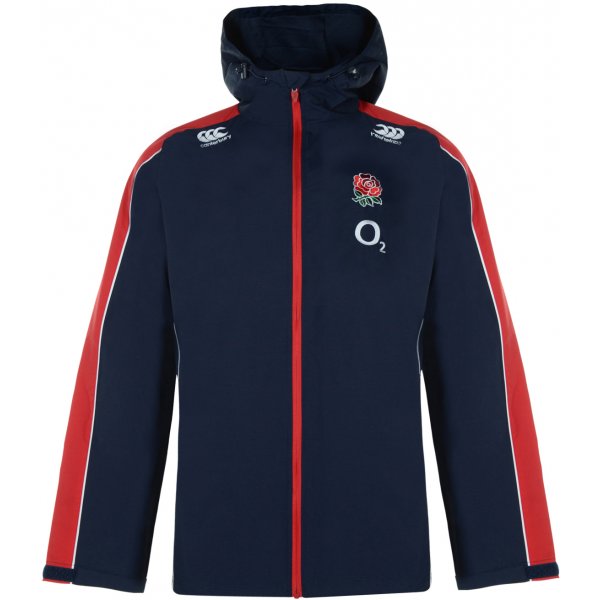 2012-13 England Full Zip Rain Jacket (Navy)